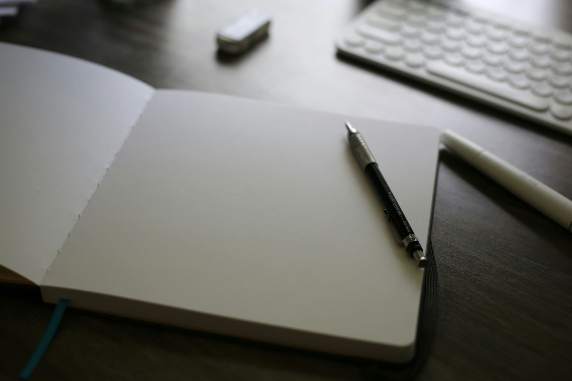 A pen on paper